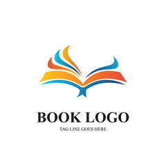 book logo design