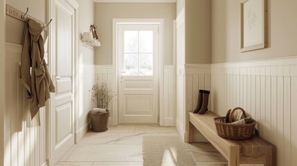 Scandinavian Style Hallway Interior Design