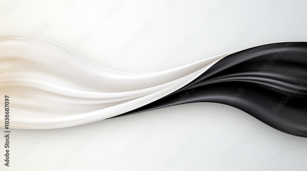 Poster monochrome design featuring diagonal bright lines on white background for text placement