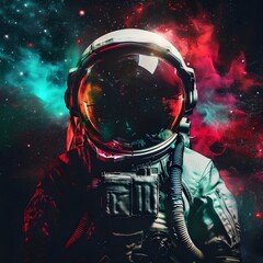 Astronaut Space Exploration Galaxy Cosmic Adventure Innovative Technology