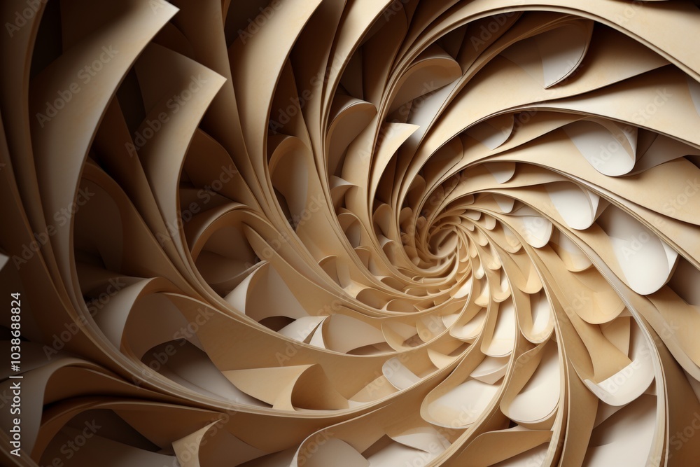 Poster intricate bright fractal patterns on a white background evoking endless infinity and complexity