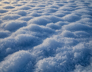 Fototapeta premium Abstract snow pattern with frosty textures and blue hues