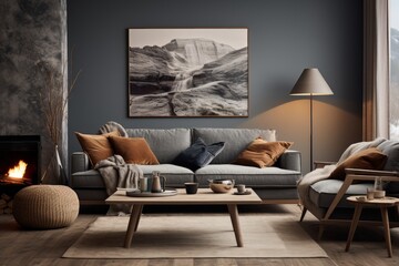 Charming wall art with simple paintings and colorful accents for a cozy, inviting ambiance.