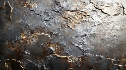 Textured Metallic Surface Abstract Design  