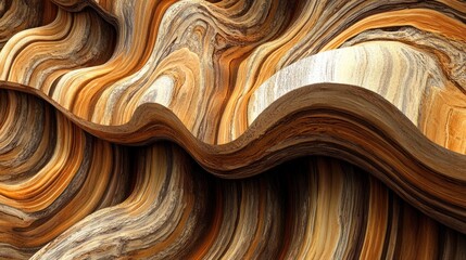 Wood grain art featuring complex grain patterns in an abstract composition.