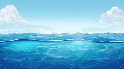 Ocean Surface and Underwater