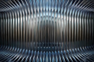 Metallic Waves Reflections Patterns Design Art Abstract Visuals