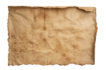 Obraz premium Old book page isolated on white background. Vintage texture.