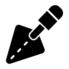 Trowel Glyph Icon Design