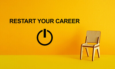 Restart your career is shown using the text. Reboot your career