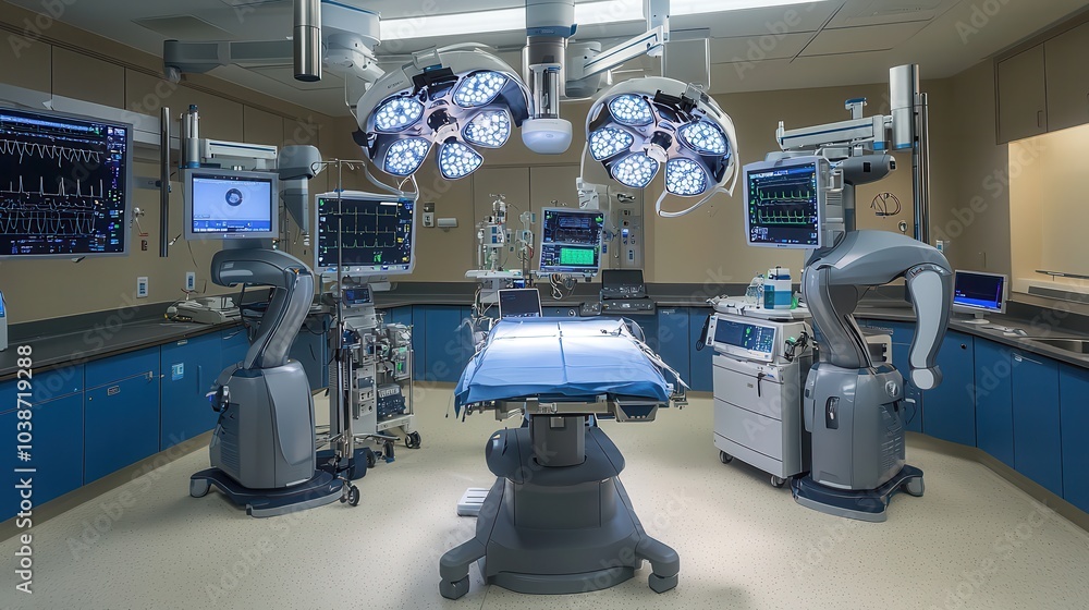 Poster advanced robotic surgical system with multiple arms