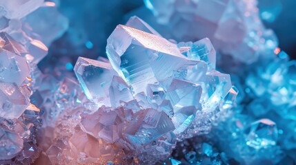 Stunning close-up of ferrohexahydrite crystals showcasing unique formations and vibrant colors in a natural light setting