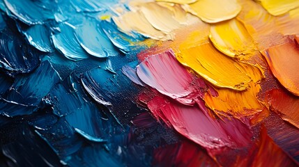 Fototapeta premium Abstract Oil Painting