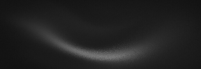 Simple elegant monochrome background with smooth gradient transitions and subtle grainy texture. Perfect for poster headers, banners, or covers with a refined and modern look. Horizontal composition.