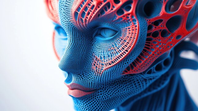 Abstract Portrait of a Digital Being