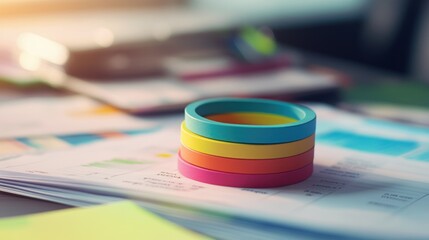 Colorful Rings on Documents