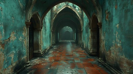 Obraz premium Forgotten Corridor of Time