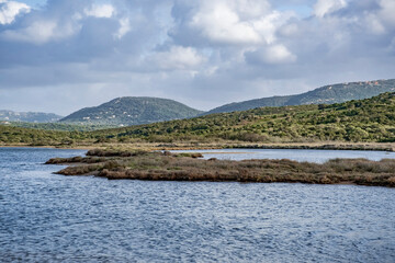 Fototapeta premium Mediterranean seascape of Gallura coast in northern Sardinia island, Italy