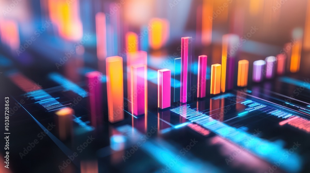 Poster financial data document graph chart report statistic marketing research development. planning manage
