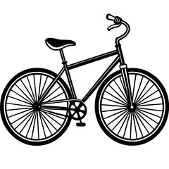 black bicycle