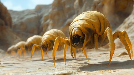 Creepy Crawlies: A Swarm of Yellow Bugs