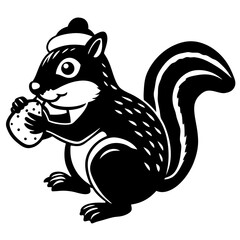 squirrel with vector