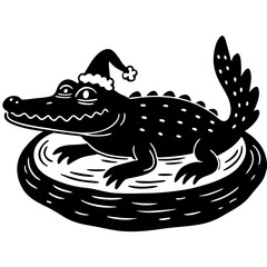 illustration of a crocodile