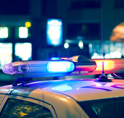 police car