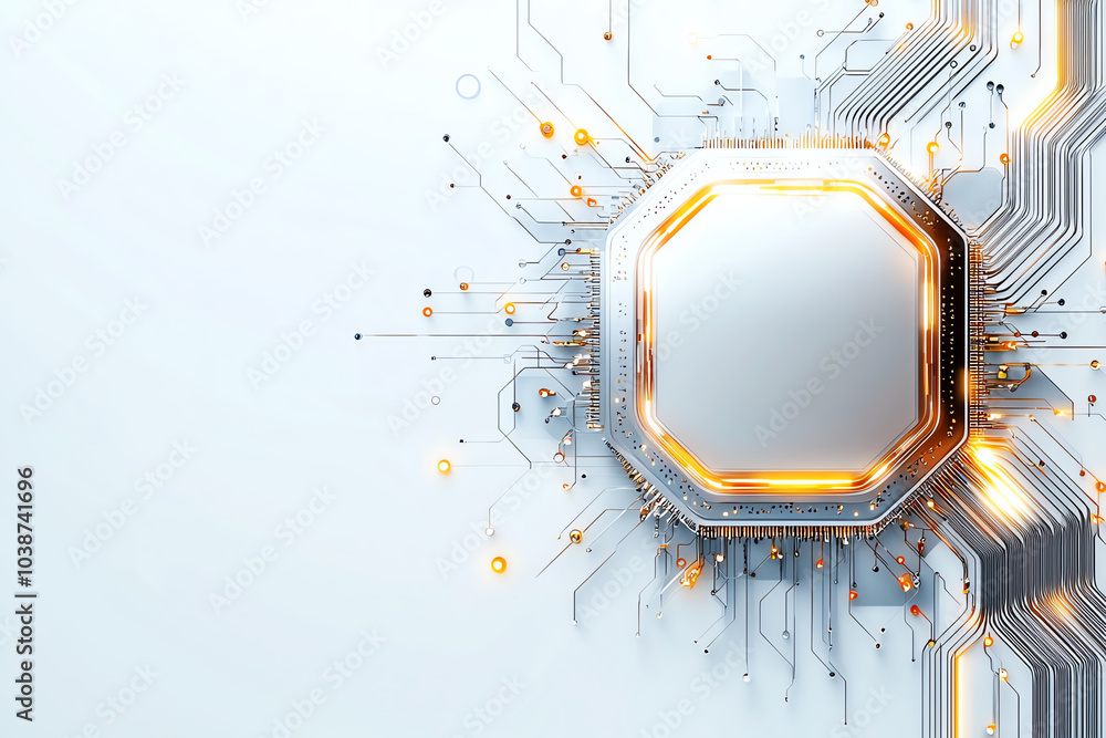 Poster advancing quantum computing unveiling the future of processor technology