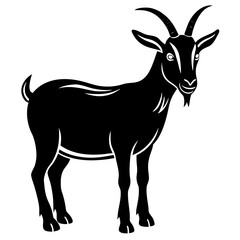 Goat vector silhouette 