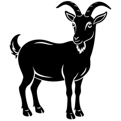 Goat vector silhouette 
