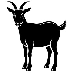 Goat vector silhouette 