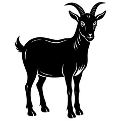 Goat vector silhouette 