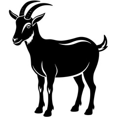 Goat vector silhouette 