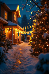 glistening lights add sparkle festive celebrations winter months outdoors