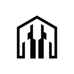 Home and apartment logo design