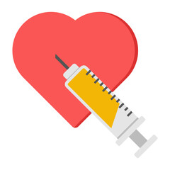 Premium download icon of cardiac injection

