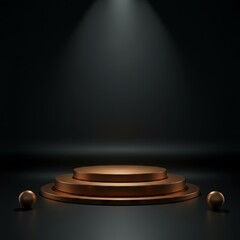 Blank Product Podium Mockup Background