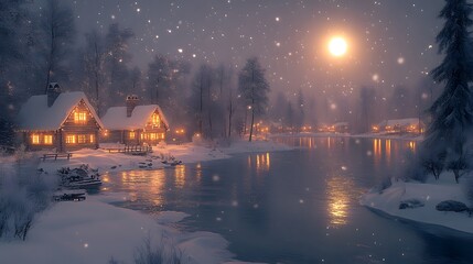 Winter Wonderland by the Lake