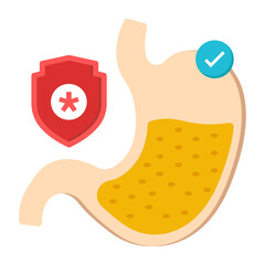 Premium download icon of stomach

