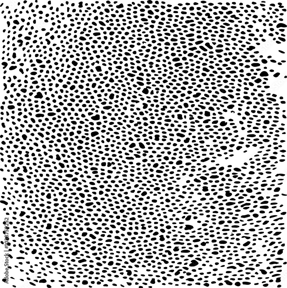 Poster small uneven spots and particles of debris. abstract vector texture. distressed uneven background. g