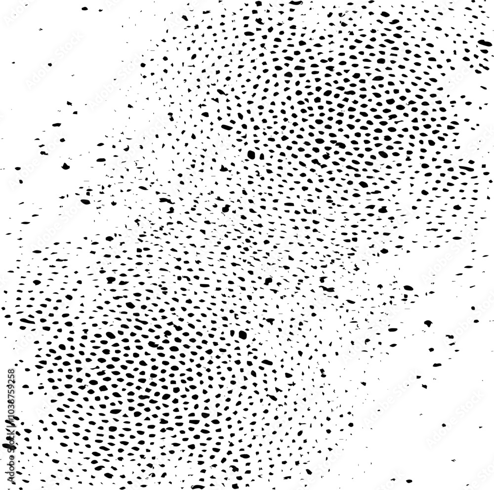 Poster small uneven spots and particles of debris. abstract vector texture. distressed uneven background. g