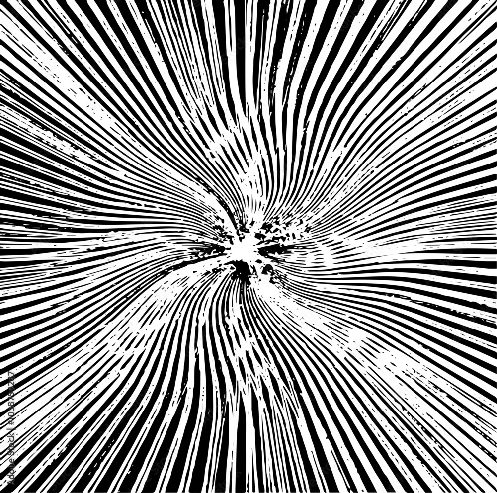 Poster circular starburst explosion texture. distressed uneven grunge background. abstract vector illustrat