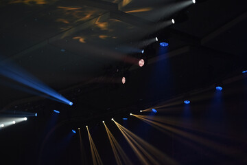 light, night, spotlight, stage, design, concert, technology, music, projector, lamp, club, 3d, space, digital, blue, show, party, business, illustration, dark, theater, interior, bright, disco, art