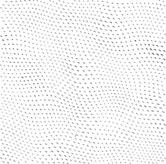 Small uneven spots and particles of debris. Abstract vector texture.  Distressed uneven background. Grunge texture overlay with fine grains isolated on white background. Vector illustration. EPS10.