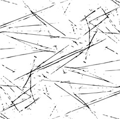 Scratched Grunge Urban Background Texture Vector. Dust Overlay Distress Grainy Grungy Effect. Distressed Backdrop Vector Illustration. Isolated Black on White Background. EPS 10.