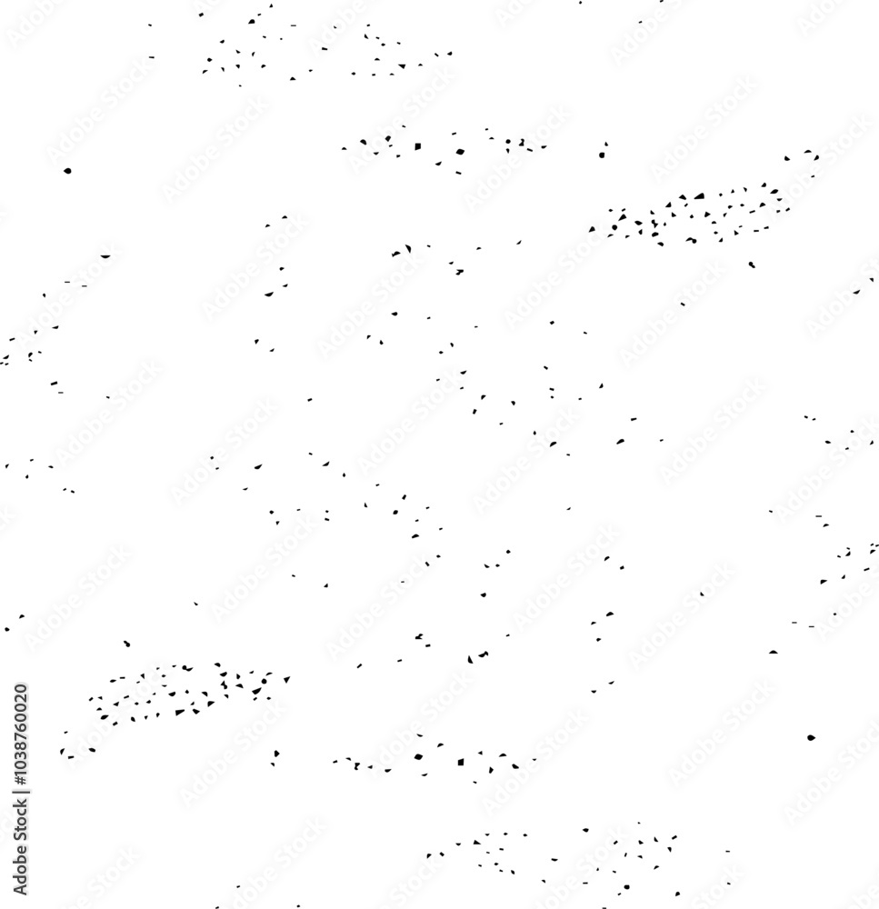 Poster small uneven spots and particles of debris. abstract vector texture. distressed uneven background. g