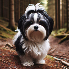 shih tzu dog sitting