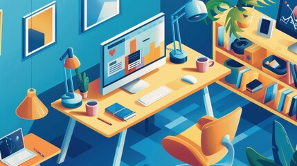 Virtual Learning Workspace with Students and Technology