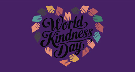 World Kindness Day Social Media Post Banner Vector Art Illustration